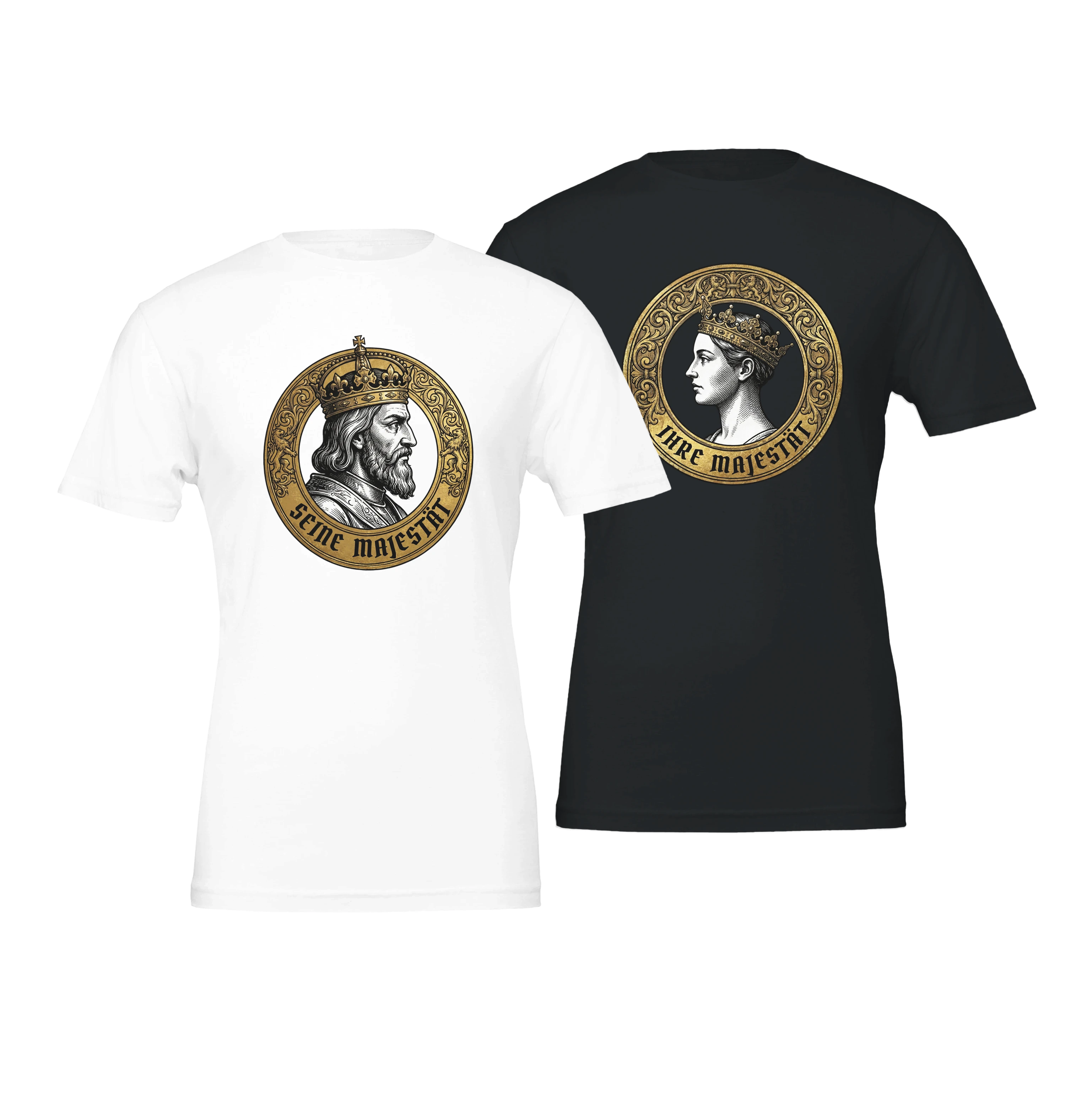 Ihre & Seine Majestät - Edles Unisex T-Shirt Bundle