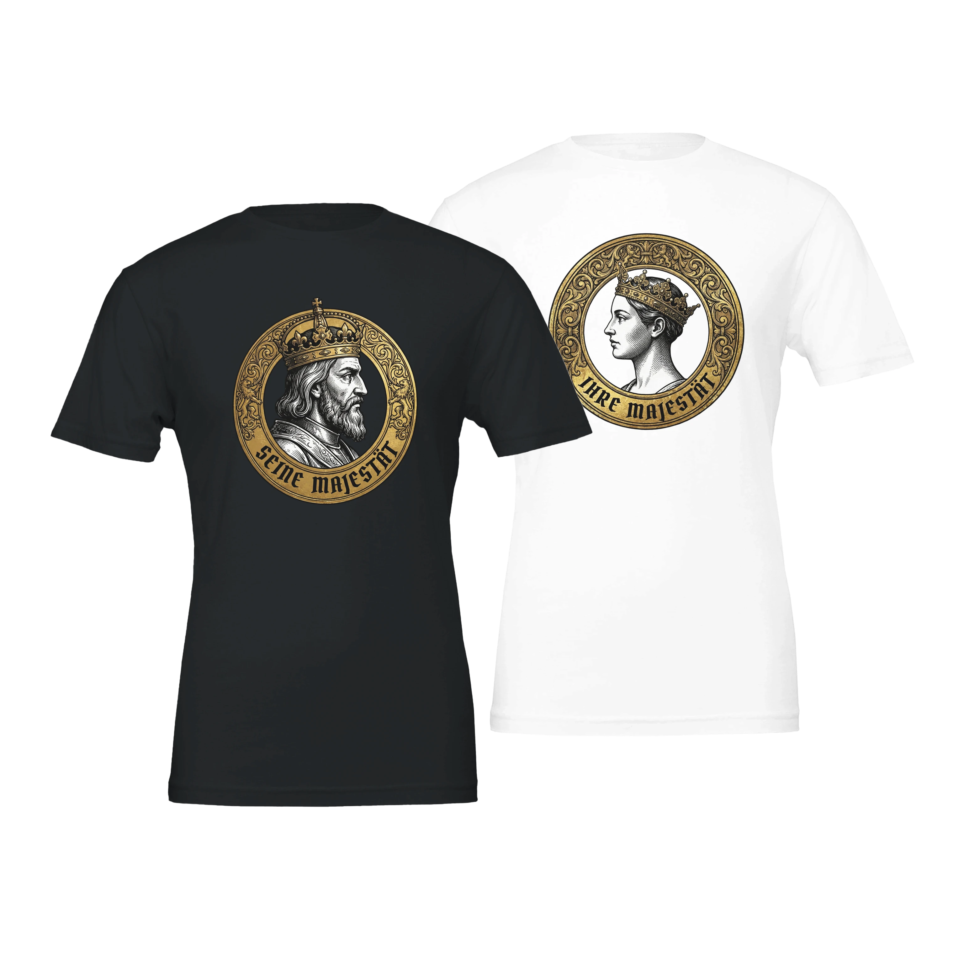 Ihre & Seine Majestäta - Edles Unisex T-Shirt Bundle